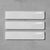 Skinny White Metro Tile Tiles - Glazed